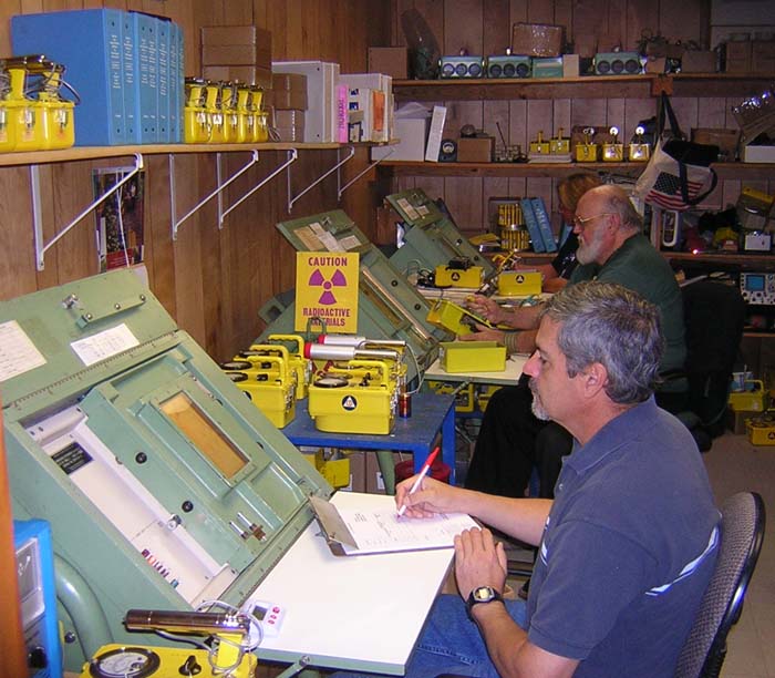 CD V-794 Calibrators at KI4U Lab for testing Civil Defense Survey Meters and Dosimeters.