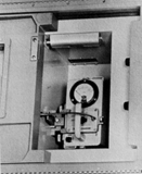 Calibration chamber remote testing setup for Civil Defense Survey Meters.