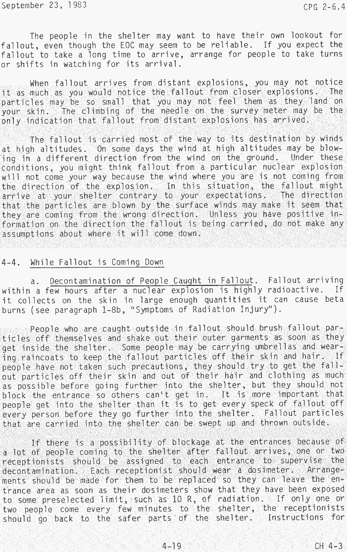 FEMA Civil Defense Radiation Meters Detectors and detection Geiger Counters fallout shelter plans and info